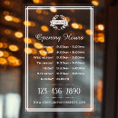 Search for restaurant business window decals Company logo