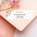 Search for artist return address labels Blush pink