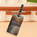 Search for adventure awaits luggage tags Modern