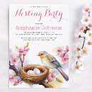 Search for nesting party invitations Watercolor