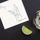 Search for dog cocktail wedding napkins Pet