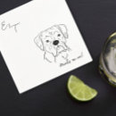 Search for dog cocktail wedding napkins Pet