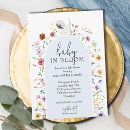 Search for chic baby boy shower invitations Baby in bloom