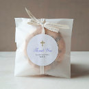 Search for christening thank you stickers Simple