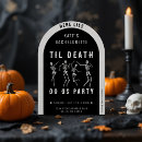 Search for halloween hens party invitations Black and white