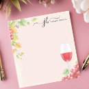Search for grapes notepads Wine