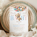 Search for bearly wait gender reveal invitations Teddy bear