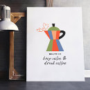 Search for modern kitchen art posters Coffee lover
