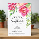 Search for modern watercolor floral invitations Feminine