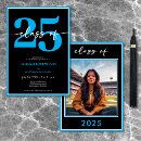 Search for blue and black graduation invitations Class of 2025
