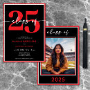 Search for red and white graduation invitations Simple