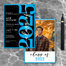 Search for typography graduation invitations Class of 2025