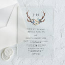 Search for rustic deer wedding invitations Botanical