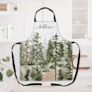 Search for evergreen aprons Elegant