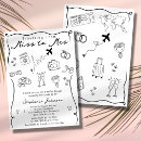 Search for around the world bridal shower invitations For her
