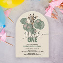 Search for fun 1st birthday invitations Animal