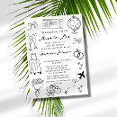 Search for airplane bridal shower invitations For her