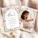 Search for blush pink floral bridal shower invitations Boho