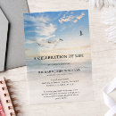 Search for sea celebration of life invitations Death