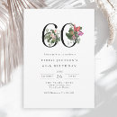 Search for for her 60th birthday invitations Elegant