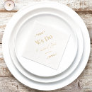 Search for gold foil wedding napkins We do