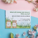 Search for cute gender reveal invitations He or she