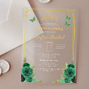 Search for gold butterfly invitations Mexican spanish latina