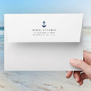 Search for beach wedding envelopes Navy blue