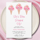 Search for ice cream bridal shower invitations Summer