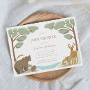 Search for woodland deer baby shower invitations Elegant
