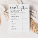 Search for baby shower printed games Mother to be