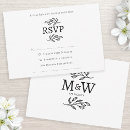 Search for initial rsvp cards Typography