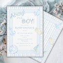 Search for ocean baby boy shower invitations Nautical