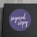 Search for signing stickers Signed by the author