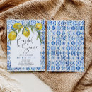 Search for italian bridal shower invitations Mediterranean