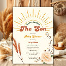Search for here comes the sun baby boy shower invitations Yellow