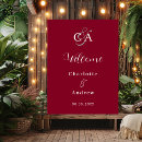 Search for winter wedding posters Burgundy