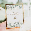 Search for greenery table cards Elegant table number