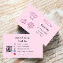 Search for utensils business cards Pink