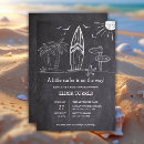 Search for surfer baby shower invitations Blue