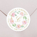 Search for gold address stickers Peony