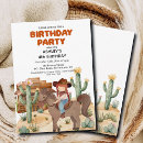 Search for horse birthday invitations Cactus