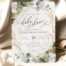 Search for eucalyptus wreath baby shower invitations Boho