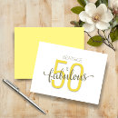 Search for gold 50th birthday cards Fifty and fabulous