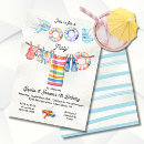 Search for twins pool party invitations Modern