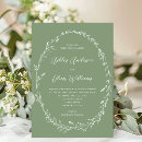 Search for rustic sage green wedding invitations Wildflowers