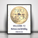Search for space welcome posters Second birthday