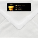 Search for graduation return address labels Gold