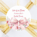Search for round bridal shower stickers Bride