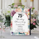 Search for 75th wedding anniversary invitations Modern
